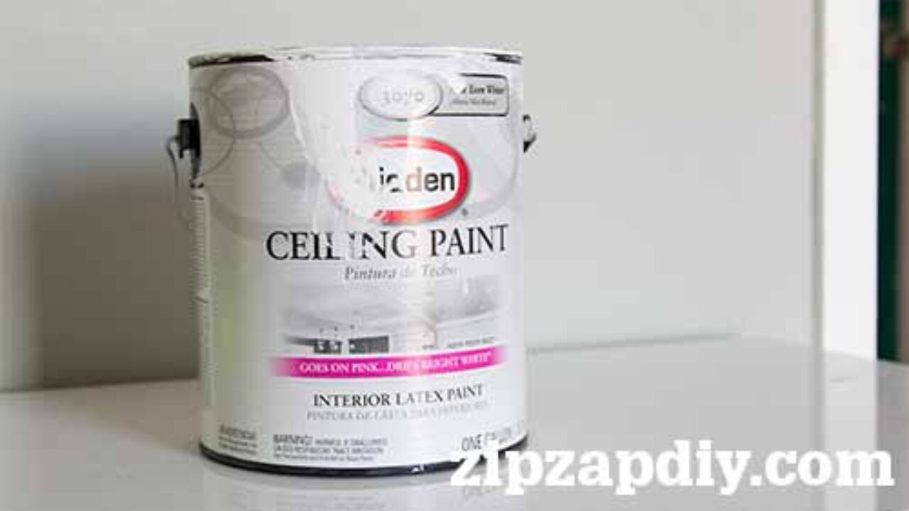 Glidden Ceiling Paint Review Zip Zap Diy