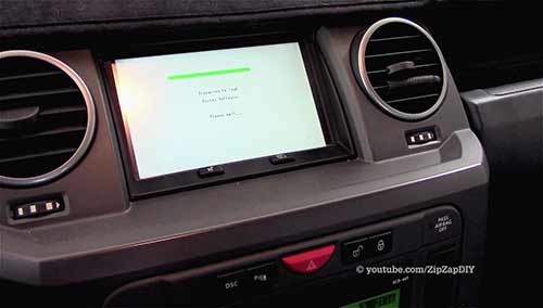 Land Rover Navigation Update Process