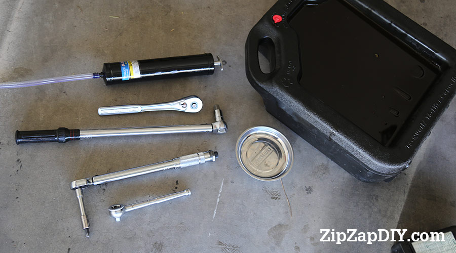 Tools for the LR3 Rear Differential Fluid Change